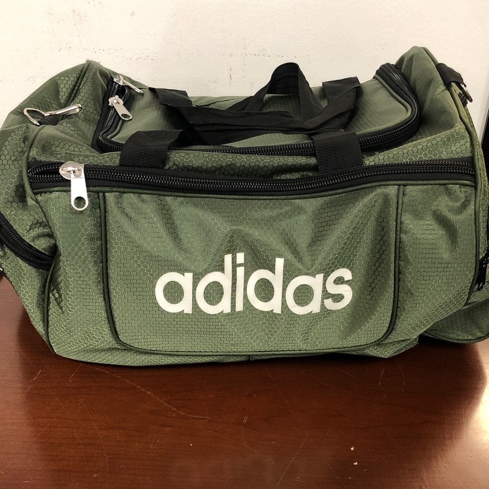 Adidas Green Travel Duffel Bag
